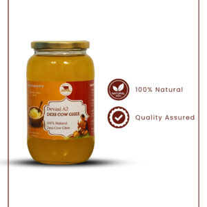 Premium A2 Cow Ghee - Rich in Nutrients, 100% Pure & Organic